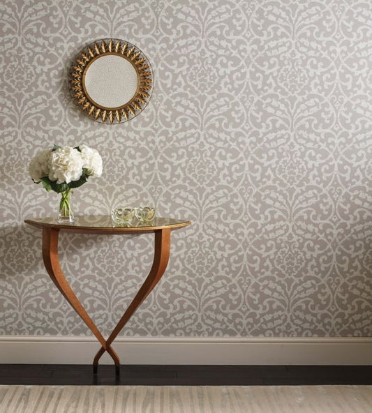 Brideshead Wallpaper - Ivory - Nina Campbell - NCW4396 - 02 - Premier Wallcovering