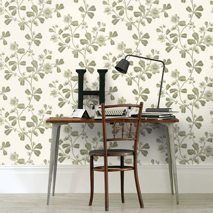 Broadwick St Wallpaper - Apple Green - Little Greene - 0251BRGARDE - Premier Wallcovering