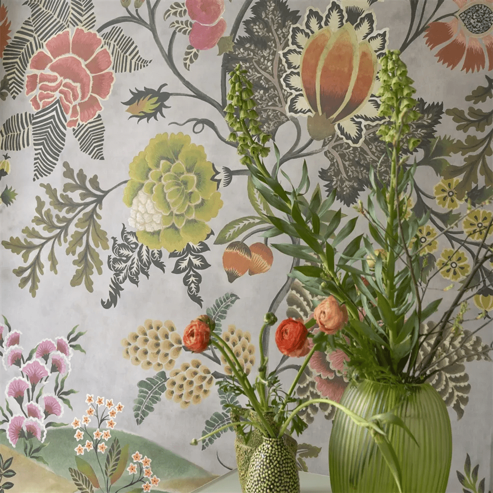 Brocart Decoratif Wallpaper - Sepia - PDG1169/02 - Designers Guild - Premier Wallcovering