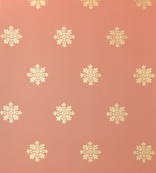 Brockhampton Star Wallpaper - Red - 532 - Farrow & Ball - Premier Wallcovering