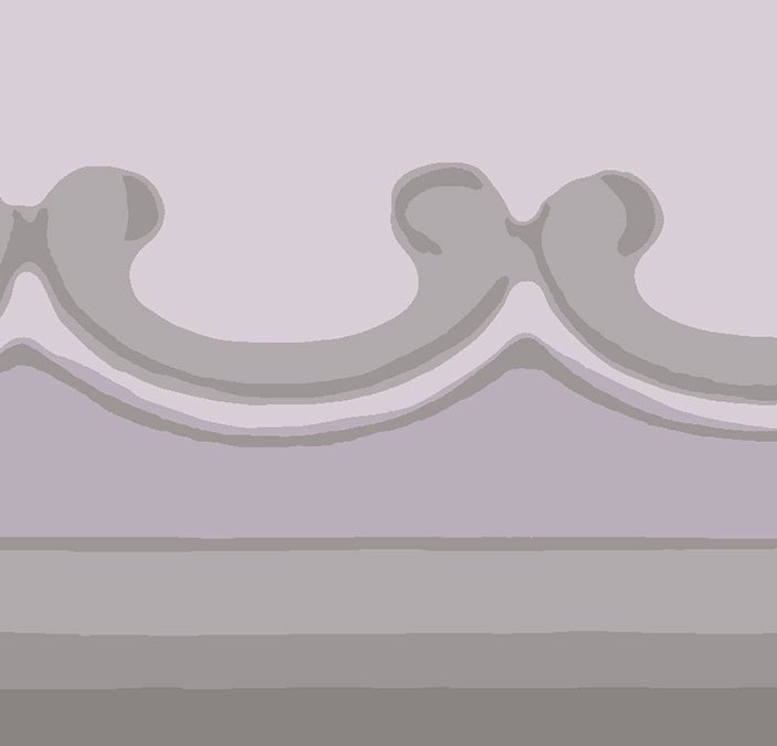 Broderie Border Wallpaper - Dove & Lilac Grey - 99/14057 - Cole & Son - Premier Wallcovering