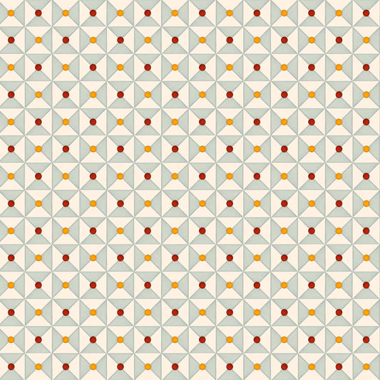 Broken Dishes Wallpaper - Nostalgic Blue - Ottoline - W-BRODI-2 - Premier Wallcovering