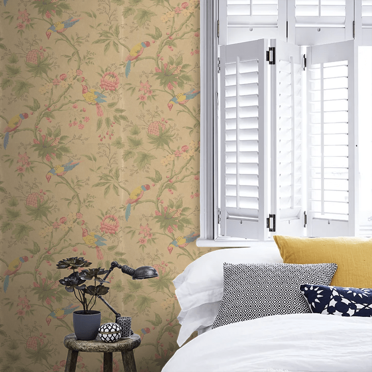 Brooke House Wallpaper - Parchment - Little Greene - 0291BRPARCH - Premier Wallcovering
