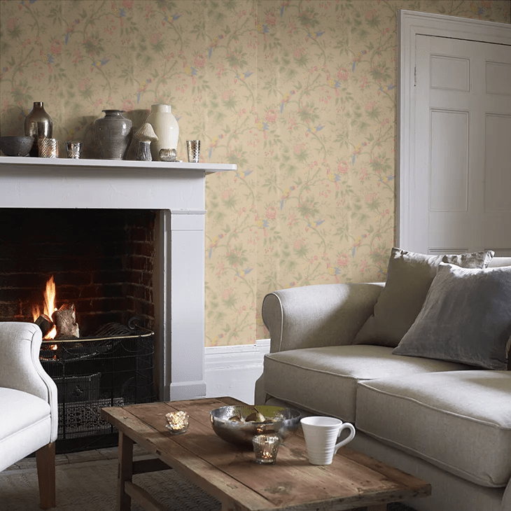 Brooke House Wallpaper - Parchment - Little Greene - 0291BRPARCH - Premier Wallcovering