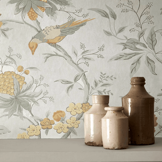 Brooke House Wallpaper - Cinder - Little Greene - 0291BRCINDE - Premier Wallcovering