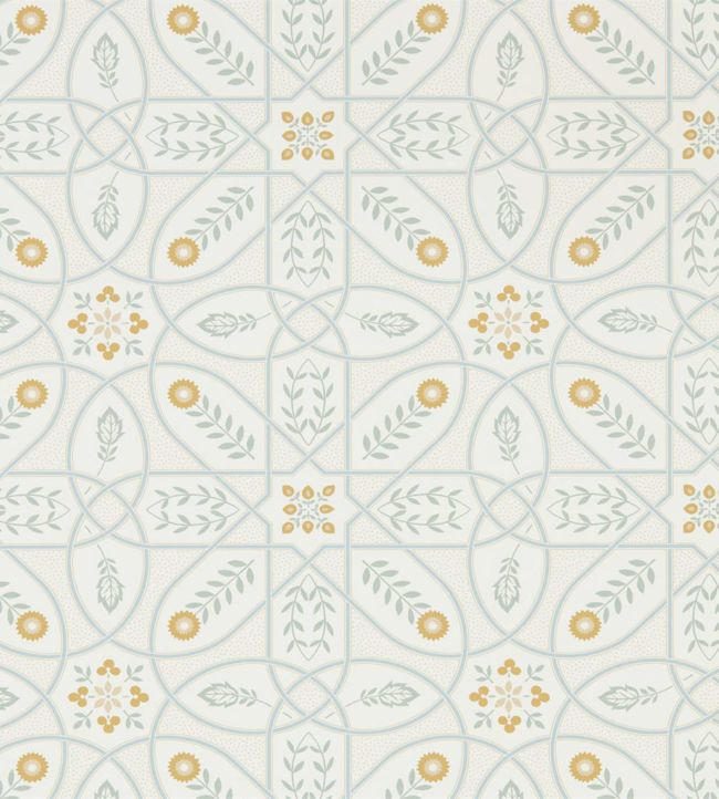 Brophy Trellis Wallpaper - Ivory Sage - 216700 - Morris & Co - Premier Wallcovering