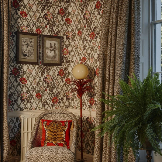 Bryher Rose Wallpaper - Cinnabar - House of Hackney - 1 - WA - BRR - DI - XXX - XXX - Premier Wallcovering