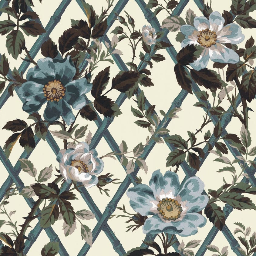 Bryher Rose Wallpaper - House of Hackney - 1 - WA - BRR - DI - LAP - XXX - Premier Wallcovering