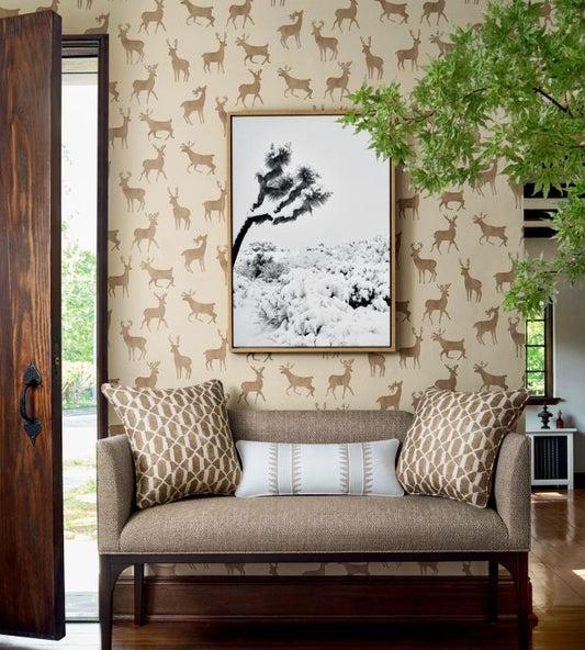 Bucks Wallpaper - Basalt Black - Thibaut - T12061 - Premier Wallcovering