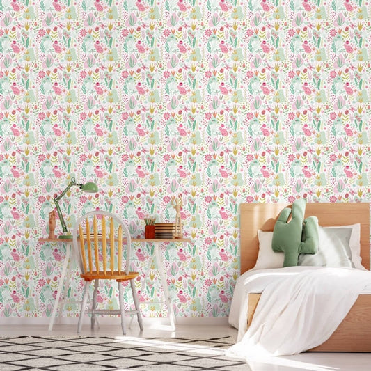 Bug Garden Wallpaper - Candy Apples - Hoopla Walls - HWA1289W - Premier Wallcovering