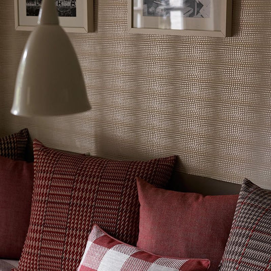 Bulla Wallpaper - Ivory/Gilver - Osborne & Little - W6432-01 - Premier Wallcovering