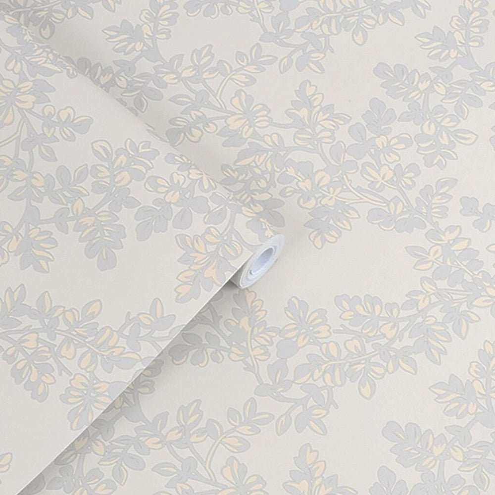 Burnham Wallpaper - Dove Grey - Laura Ashley - 114903 - Premier Wallcovering