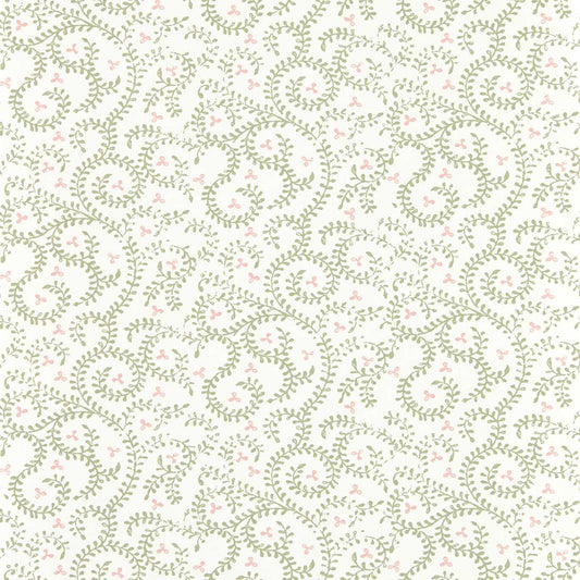 Buta Wallpaper - Sage - Clarke & Clarke - W0233/04 - Premier Wallcovering