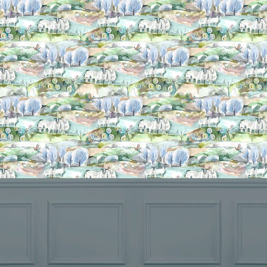 Buttermere Wallpaper - Sage - Voyage Maison - BUTTERM/WPO/SAG - Premier Wallcovering