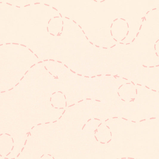 Buzzed Off Wallpaper - Blush - Villa Nova - W588/02 - Premier Wallcovering