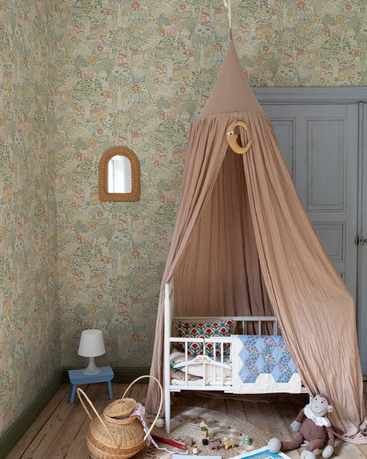 Bygga Bo Wallpaper - Oat - Midbec - 63001 - Premier Wallcovering