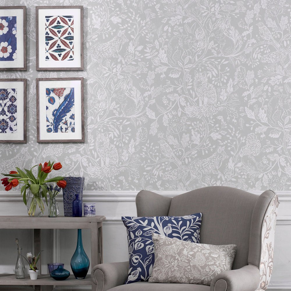 Cademuir Wallpaper - Stone - Voyage Maison - CADEMUI/WPO/STO - Premier Wallcovering