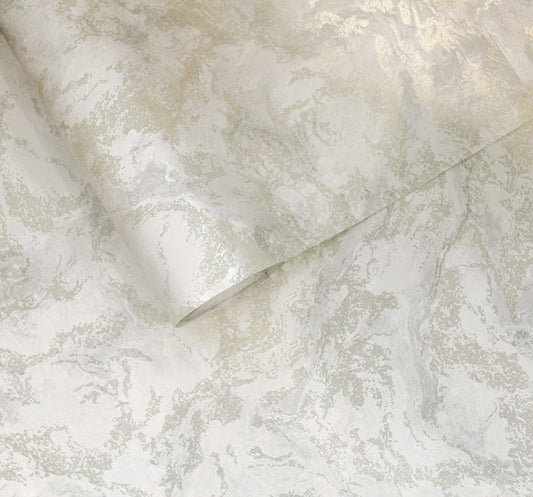 Calacatta Marble Bead Wallpaper - Champagne - Holden Décor - 99370 - Premier Wallcovering