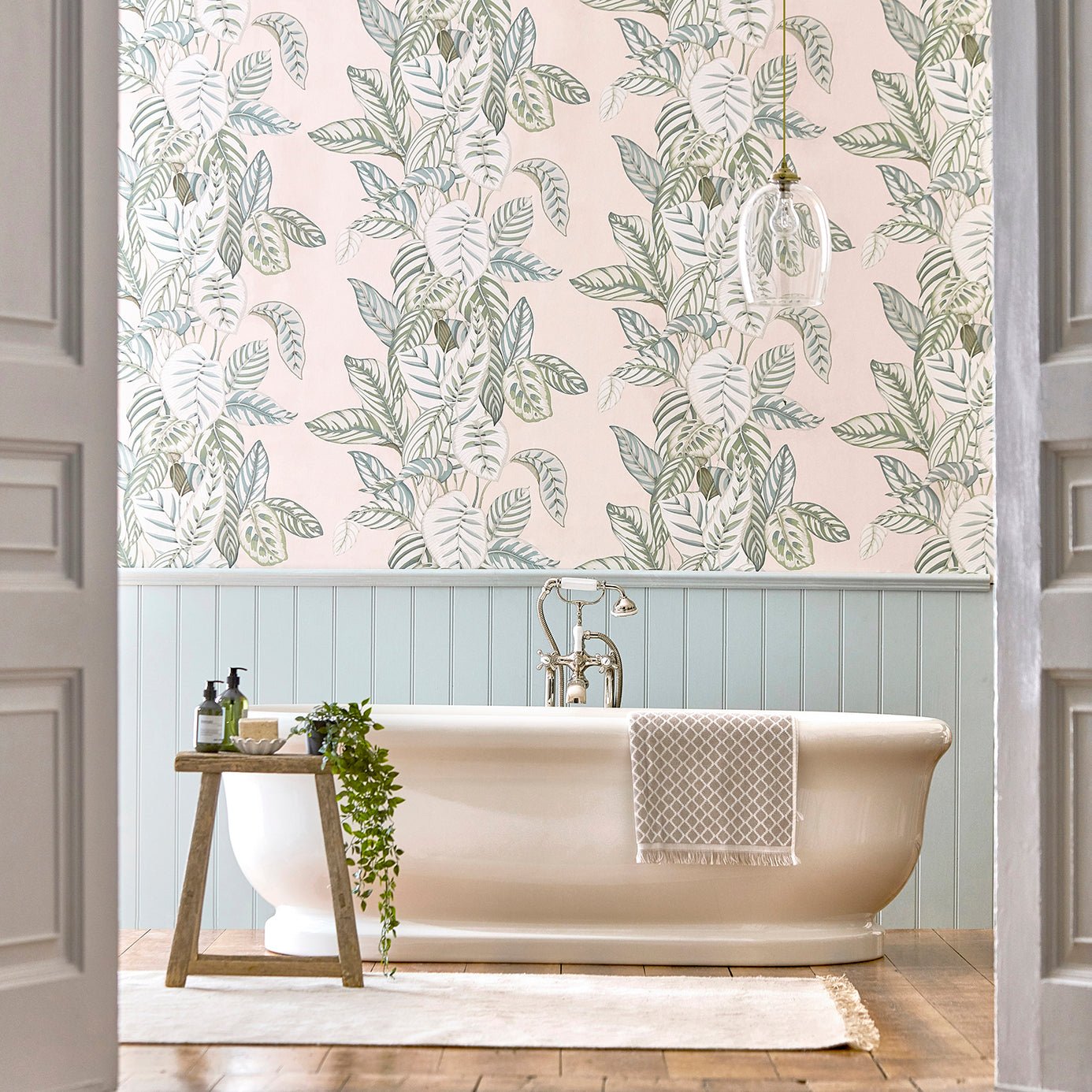 Calathea Wallpaper - Olive - Sanderson - DGLW216631 - Premier Wallcovering