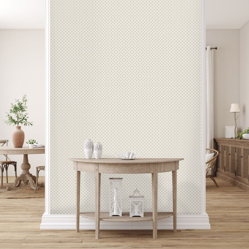 Caledon Wallpaper - Almond White - Timothy Wilman - TW2510 - Premier Wallcovering
