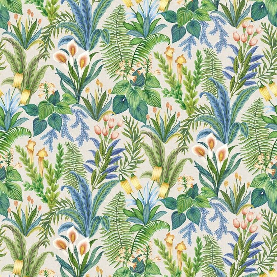 Calla Lily Wallpaper - Azure - Osborne & Little - W7812-03 - Premier Wallcovering