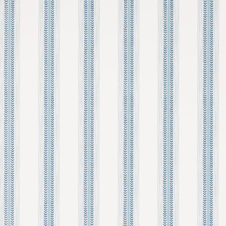 Camber Stripe Wallpaper - Blue - J199W - 01 - Jane Churchill - Premier Wallcovering