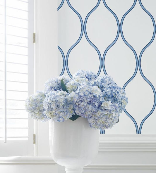 Camber Wallpaper - Silver - Thibaut - T11045 - Premier Wallcovering