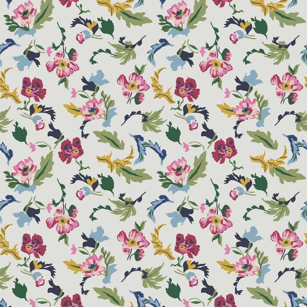 Cambridge Painted Floral Wallpaper - Cream - Joules - 120867 - Premier Wallcovering