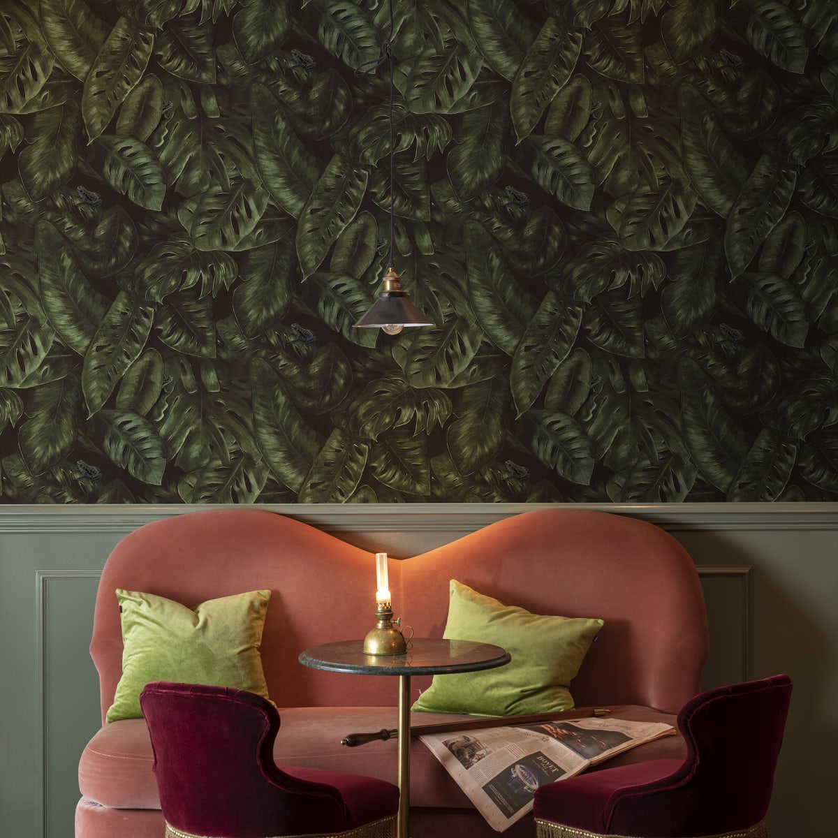 Cameroon Wallpaper - Fern - Rebel Walls - R17581 - Premier Wallcovering