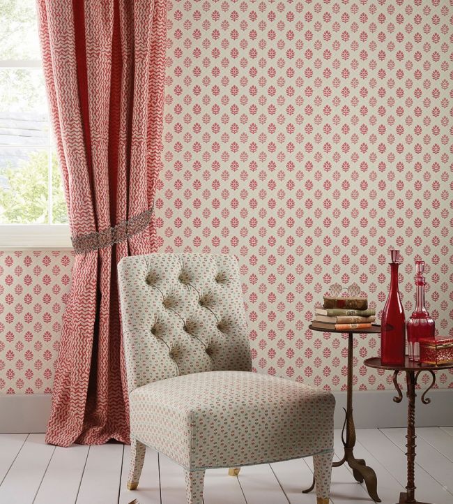 Camille Wallpaper - Grey/Beige - Nina Campbell - NCW4303 - 05 - Premier Wallcovering