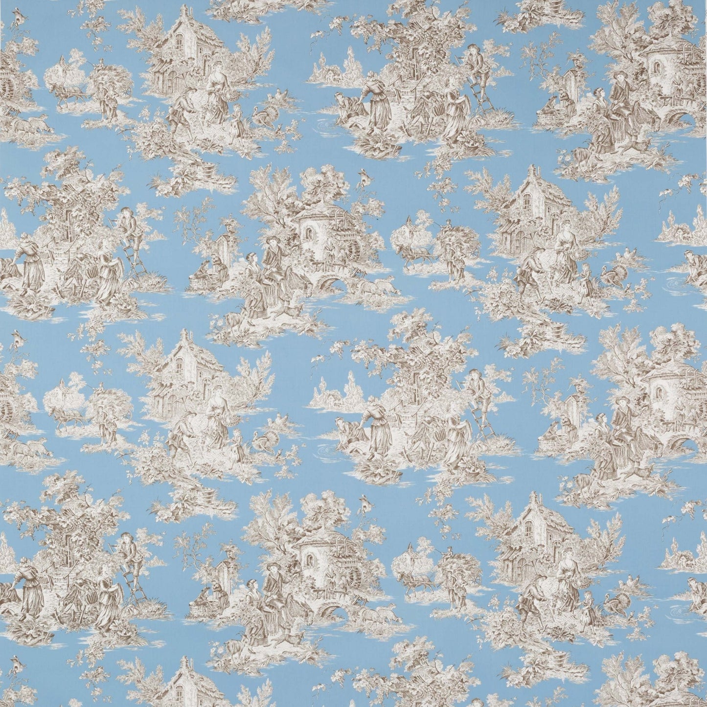 Campagne Fabric - Azur - Manuel Canovas - M4079-03 - Premier Wallcovering