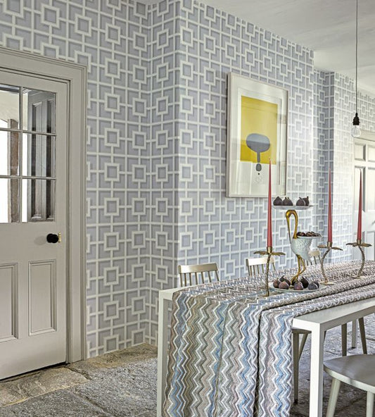 Camporosso Wallpaper - Light Grey - Osborne & Little - W7216-01 - Premier Wallcovering