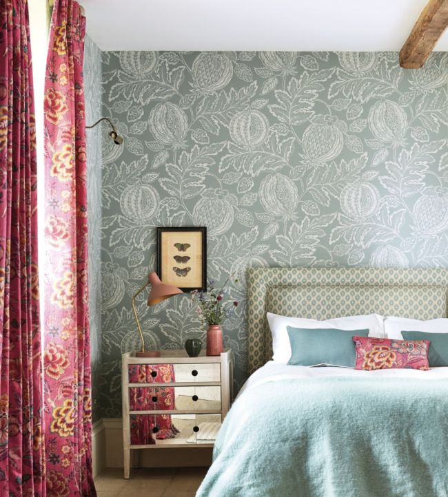 Cantaloupe Wallpaper - English Grey - DCPW216761 - Sanderson - Premier Wallcovering