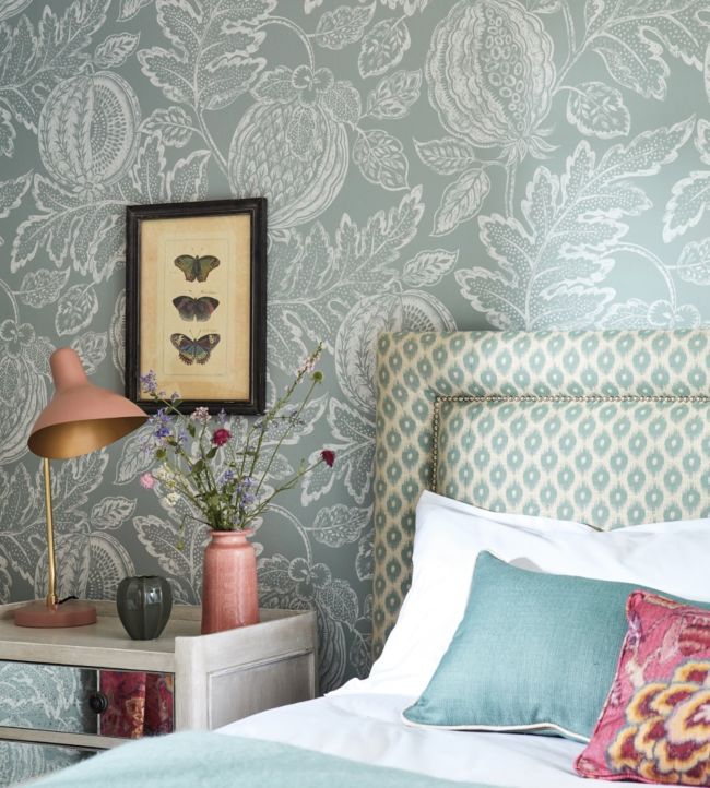 Cantaloupe Wallpaper - English Grey - DCPW216761 - Sanderson - Premier Wallcovering