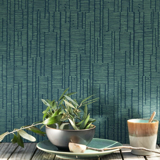 Capri Mediterranee Wallpaper - Sable - Casadeco - 87441255 - Premier Wallcovering