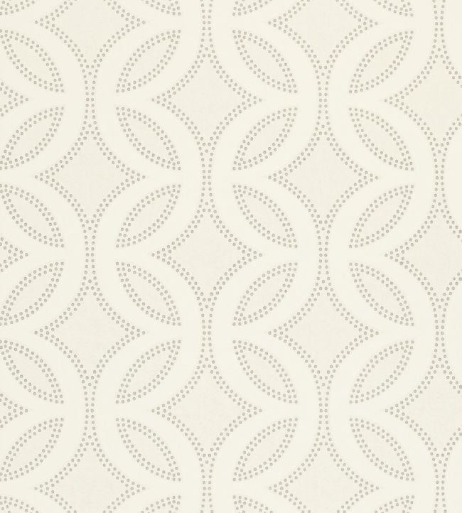 Caprice Wallpaper - Chalk Pearl & Silver - HPOW110594 - Harlequin - Premier Wallcovering