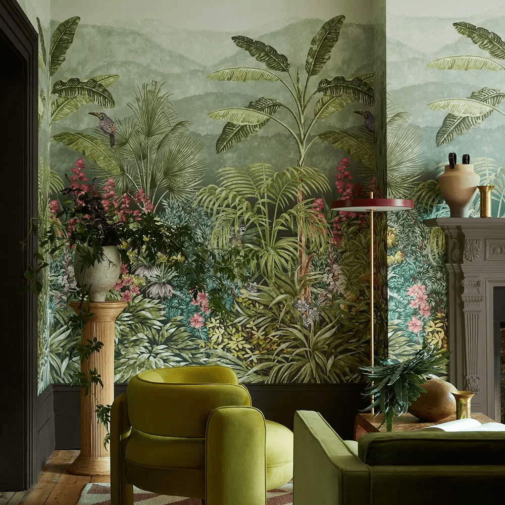 Capricorn Wallpaper Mural - Boringdon - Little Greene - 0267CABORIN - Premier Wallcovering
