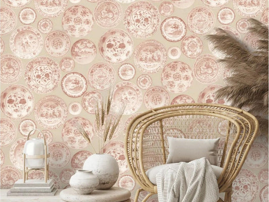 Cargo Wallpaper - Red - Andrew Martin - MUSCARE - Premier Wallcovering