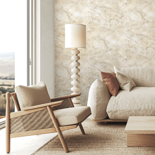 Carlotta Vasari Wallpaper - Greige - Rasch - 400303 - Premier Wallcovering