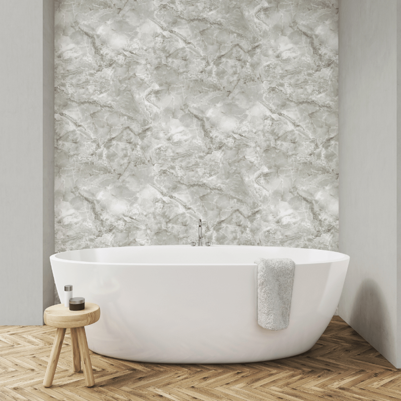 Carlotta Vasari Wallpaper - Grey - Rasch - 400310 - Premier Wallcovering