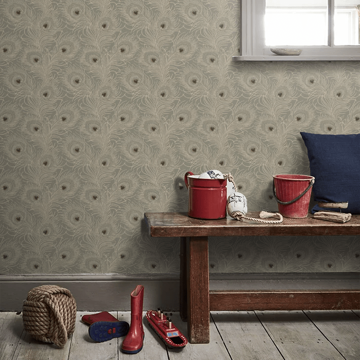 Carlton House Terrace Wallpaper - Slate - Little Greene - 0256CTSLATE - Premier Wallcovering