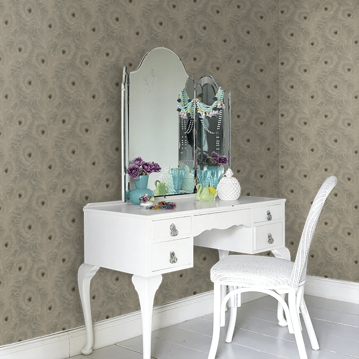 Carlton House Terrace Wallpaper - Slate - Little Greene - 0256CTSLATE - Premier Wallcovering