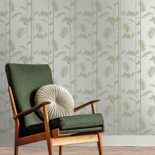 Carmel Eden Wallpaper - Sage - Ted Baker - 13065 - Premier Wallcovering