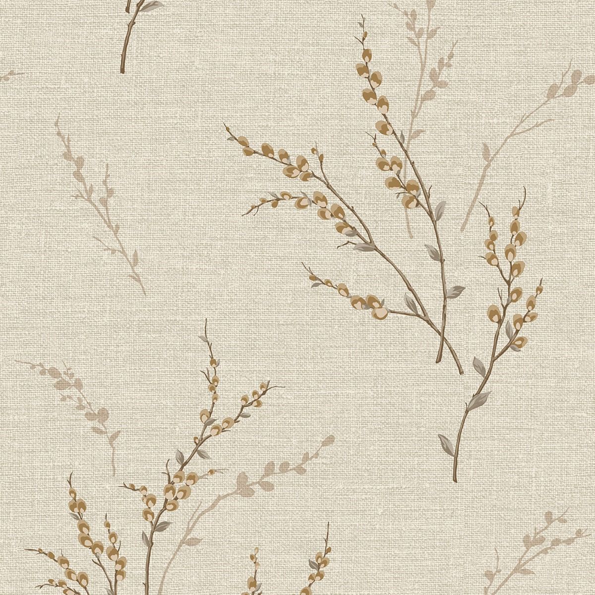 Carmella Floral Textured Vinyl Wallpaper - Cream - Belgravia - 7150 - Premier Wallcovering
