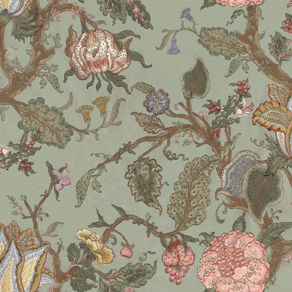 Carnaby Wallpaper - Fern - Rebel Walls - R17561 - Premier Wallcovering