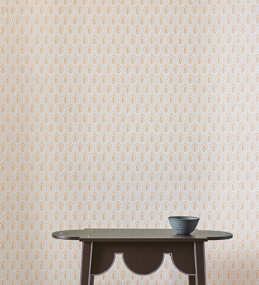 Carrick Wallpaper - Yellow - Colefax & Fowler - W7011 - 01 - Premier Wallcovering