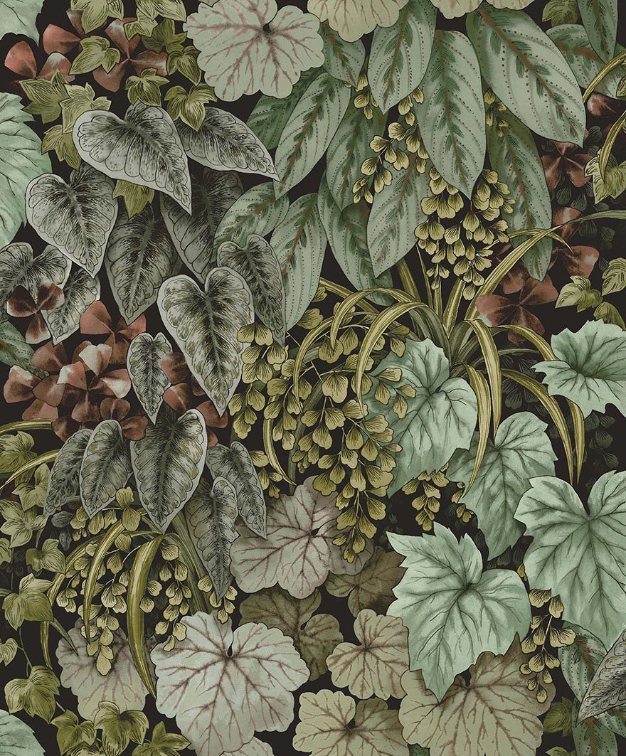 Cascading Garden Wallpaper - Green - Holden Décor - 91363 - Premier Wallcovering