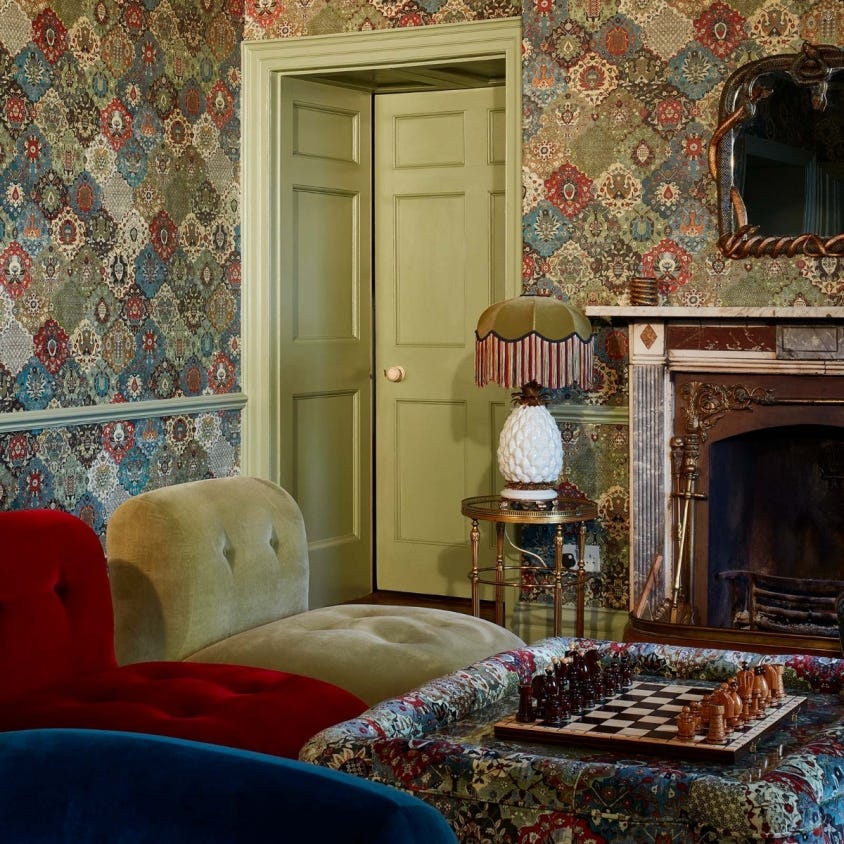 Caspar Wallpaper - House of Hackney - 1 - WA - CAP - DI - FOR - XXX - Premier Wallcovering