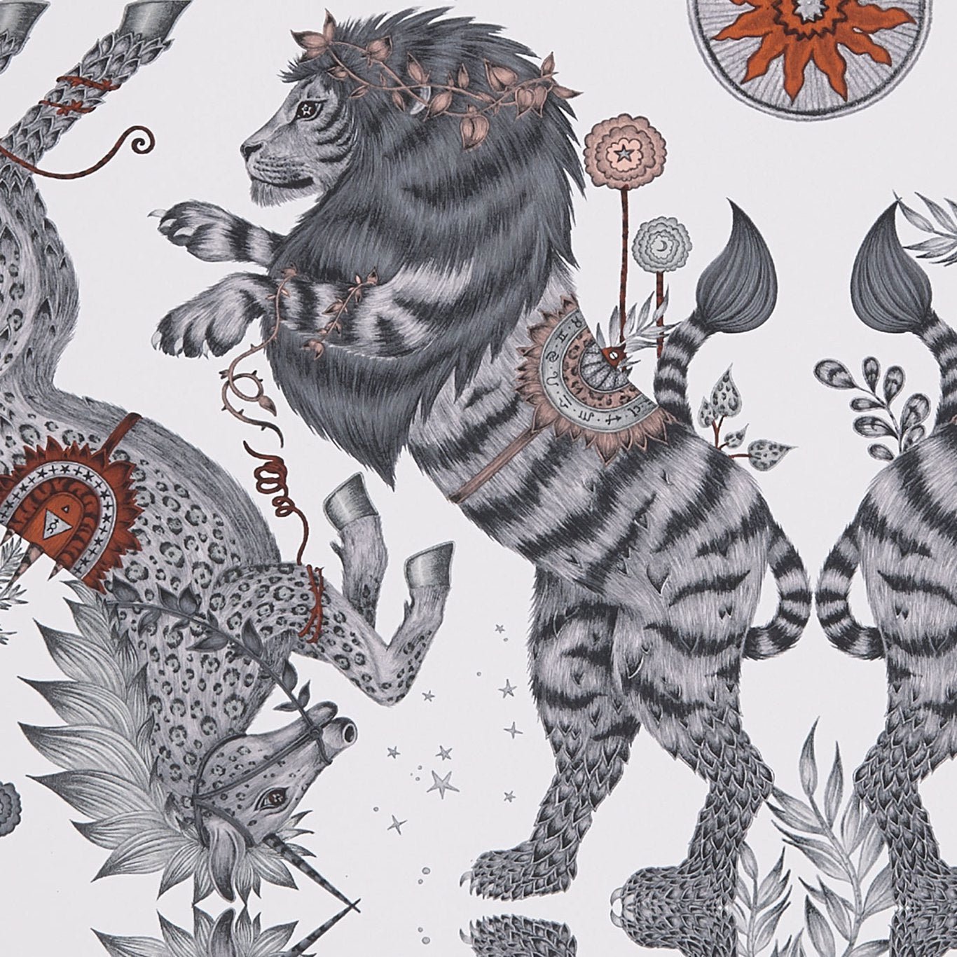 Caspian Wallpaper - Nude - Clarke & Clarke - Emma J Shipley - W0113/06 - Premier Wallcovering