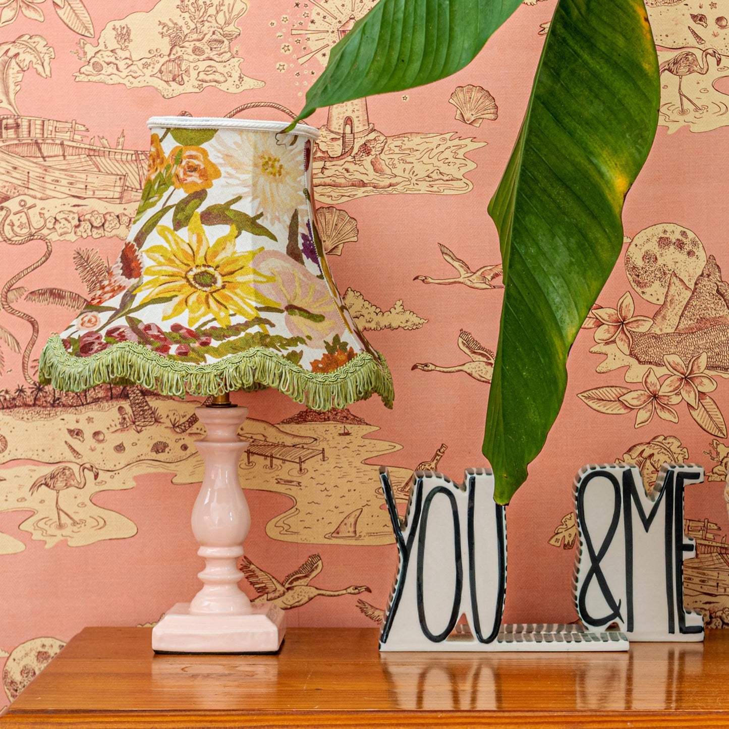 Castaway Wallpaper - Coral-Pink - Wear The Walls - CACP894152 - Premier Wallcovering